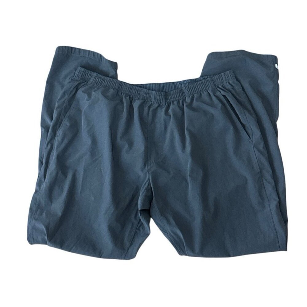 Brooks Men's XL Lightweight Running Pants Gray Straight Leg Inseam 30"‎
